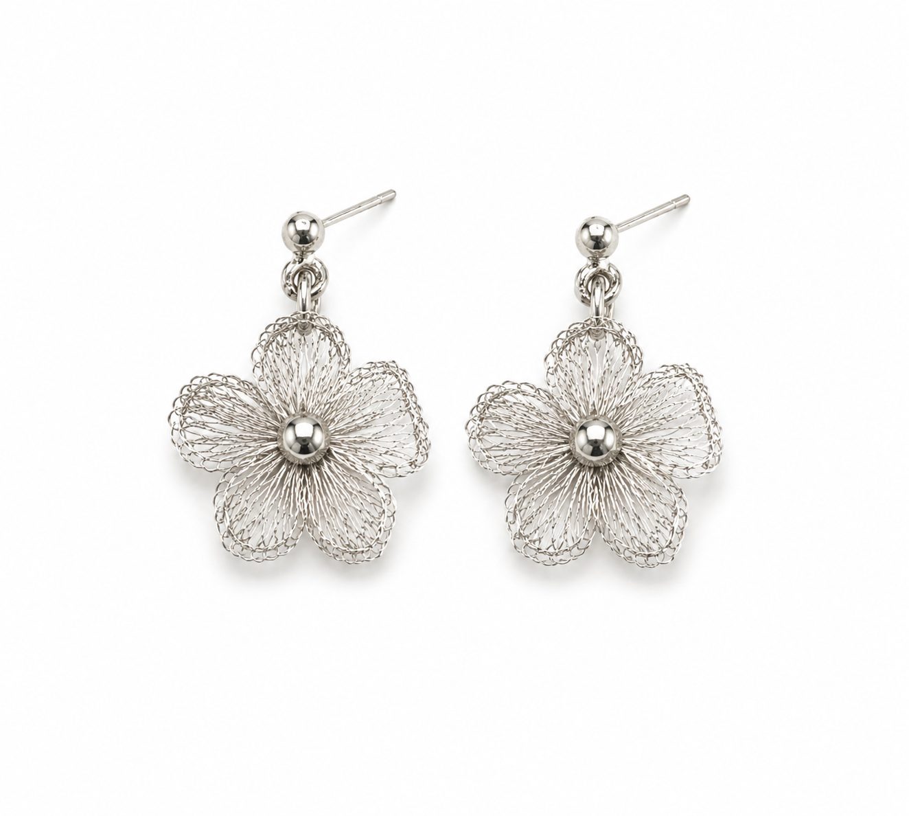 Aro crochet flor # 110