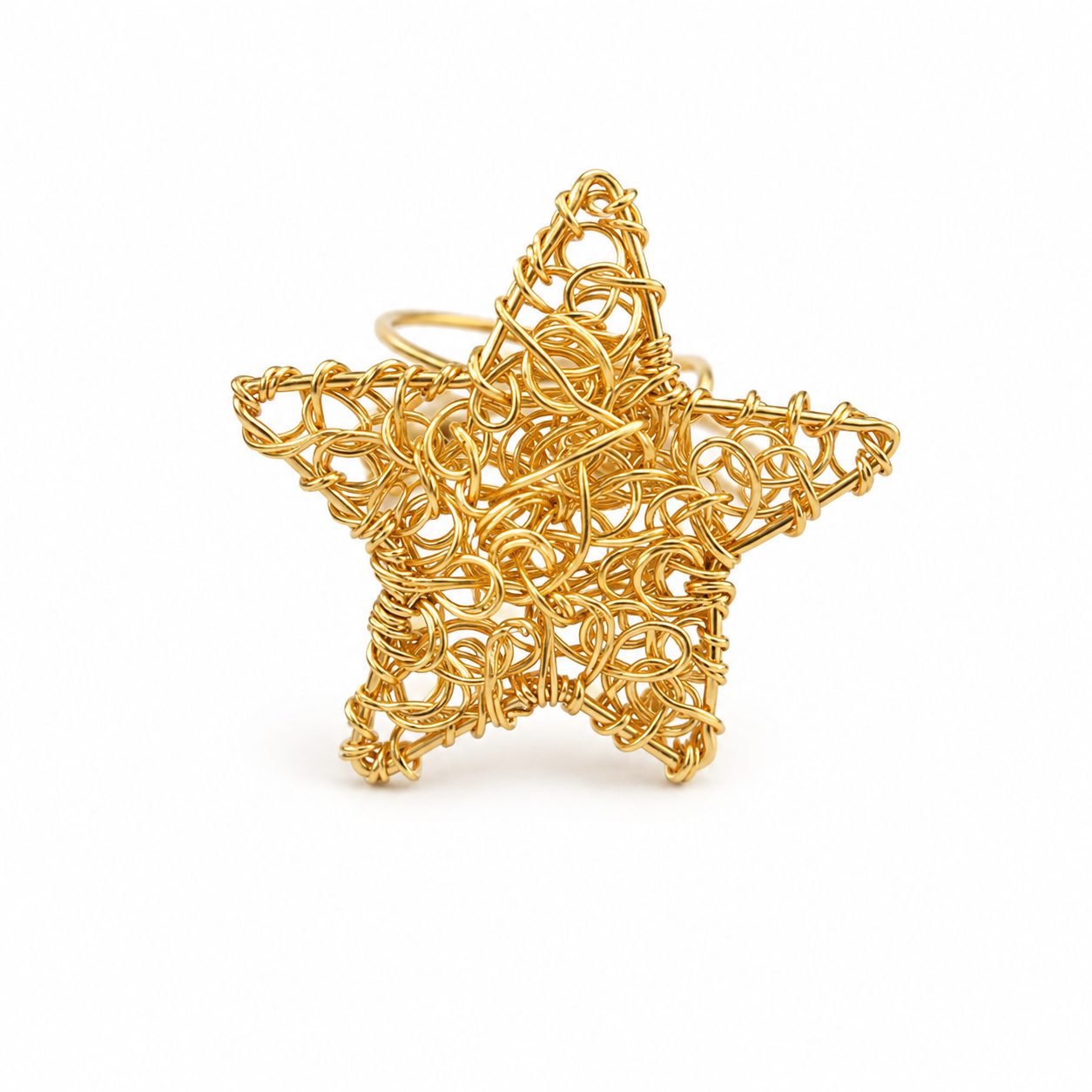 Anillo estrella arabesco # 50