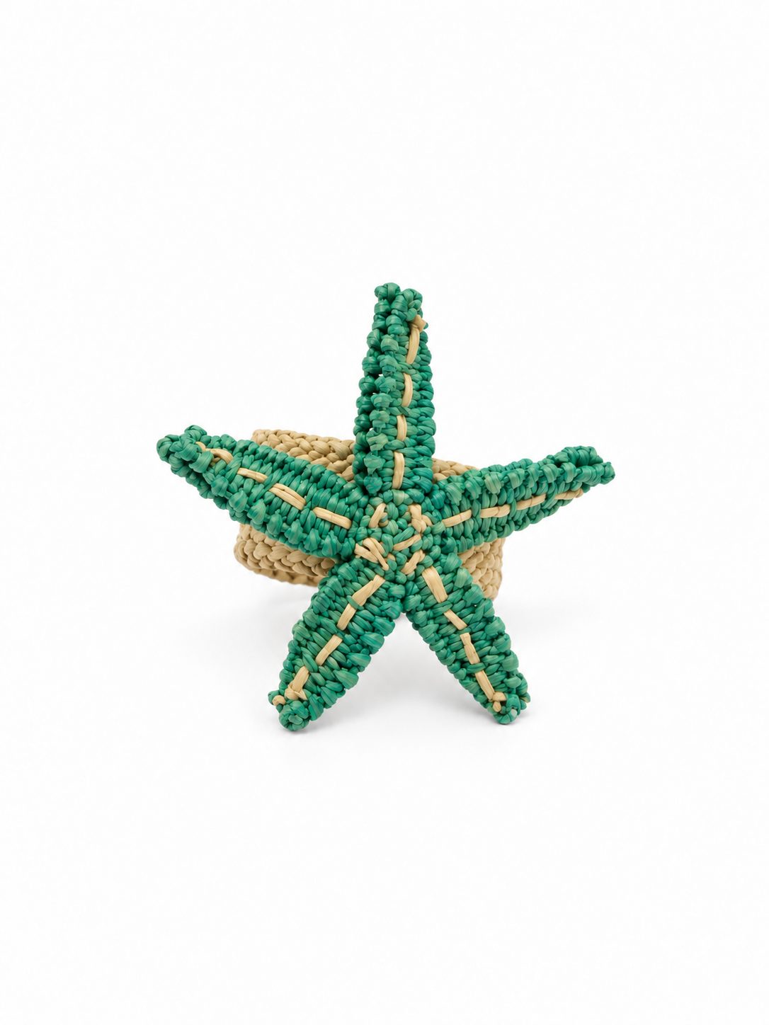 Servilletero estrella de mar verde menta