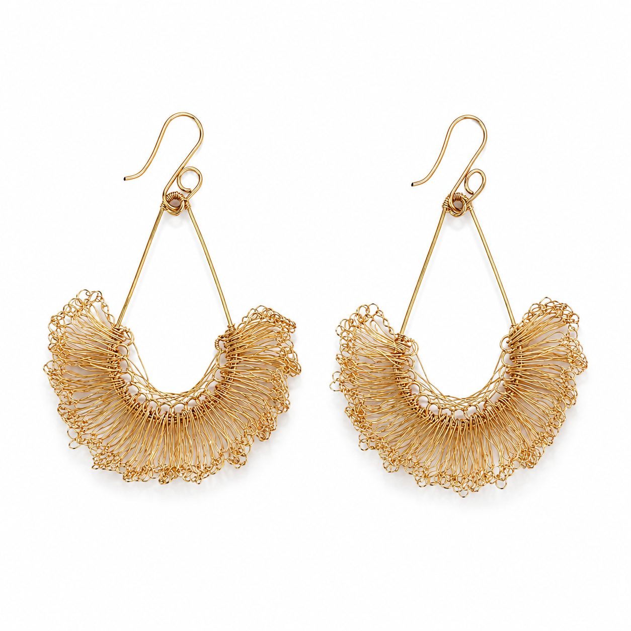 Aros gota crochet # 17 RFF