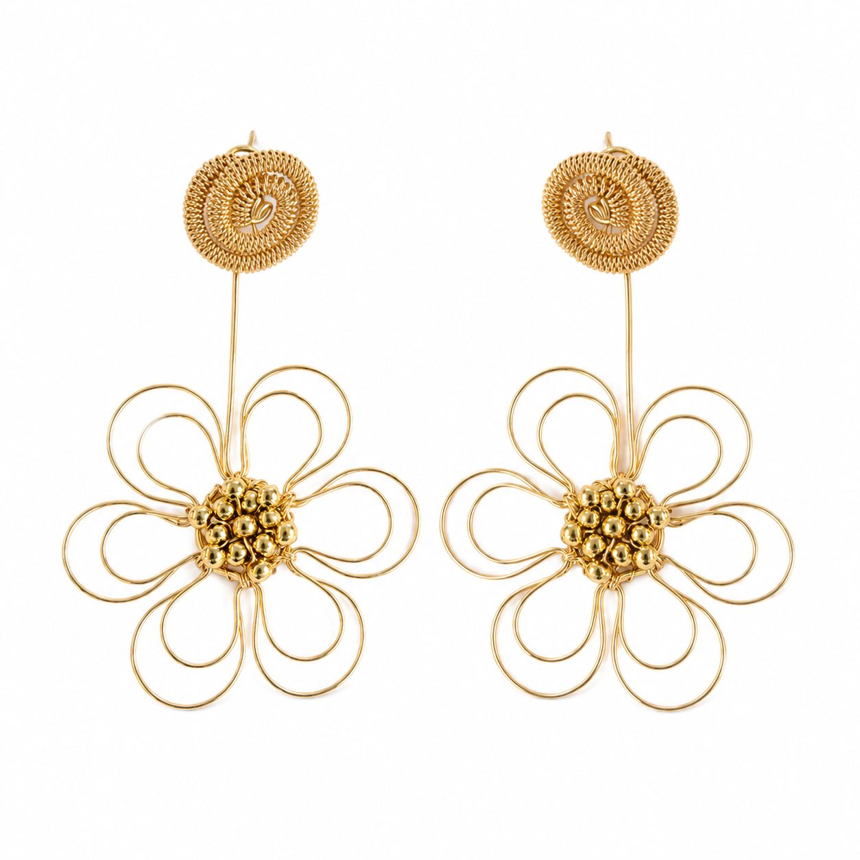 Aros flor larga # 30 RFF