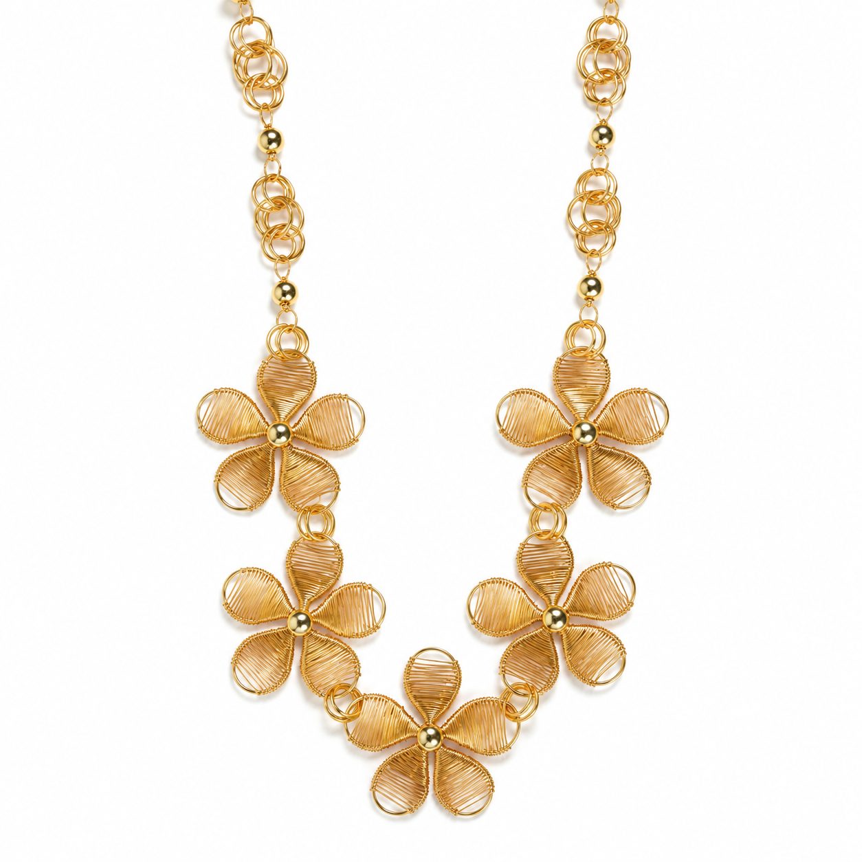 Collar flor tupida 5 # 43 RFF