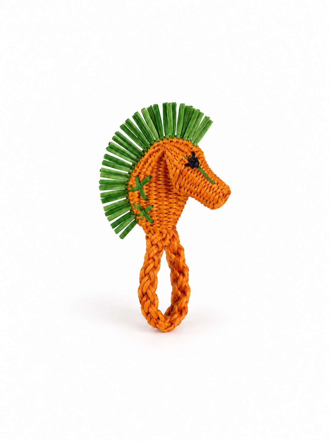Servilleteros caballo de mar naranja/verde